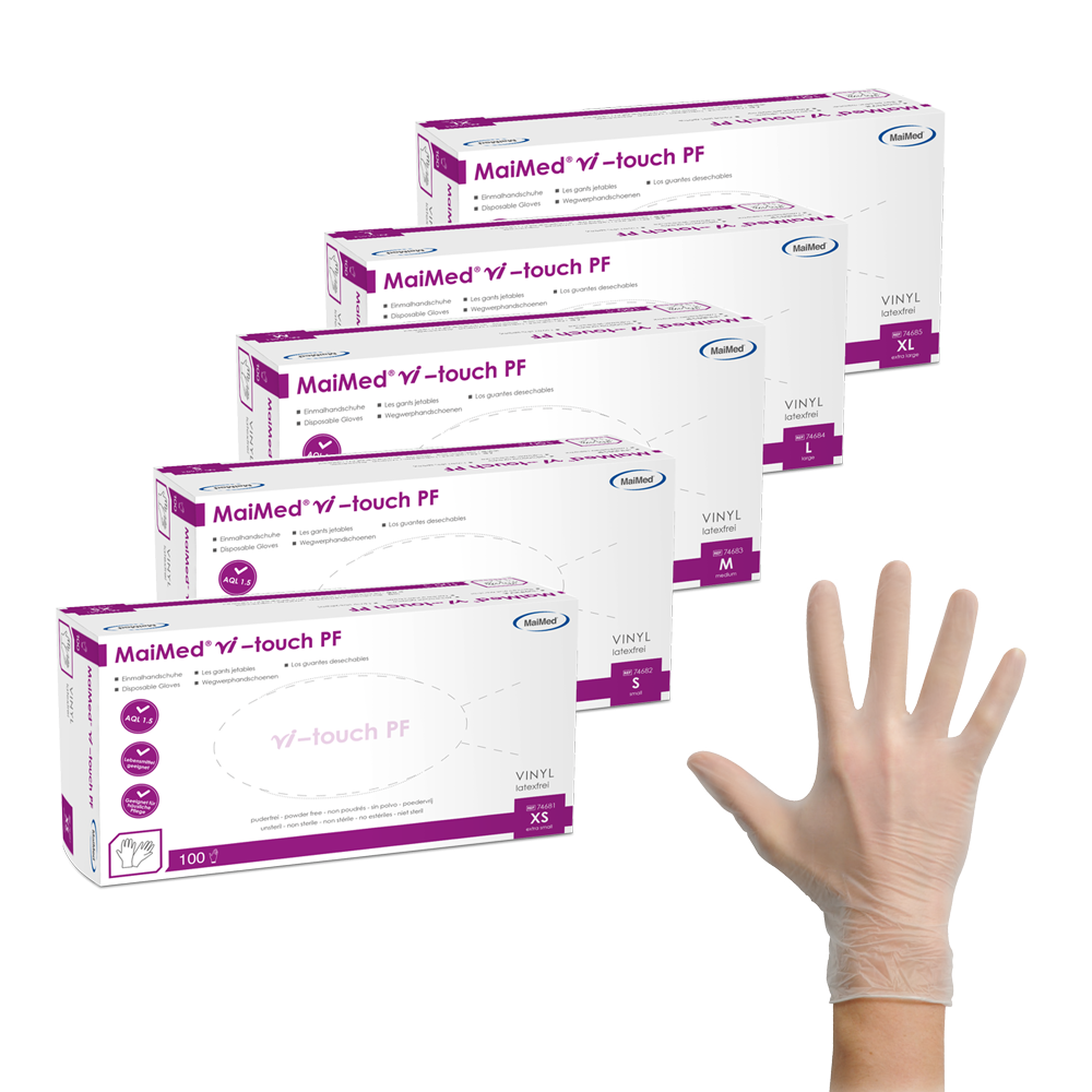 MaiMed® vi touch - Vinyl Einmalhandschuhe