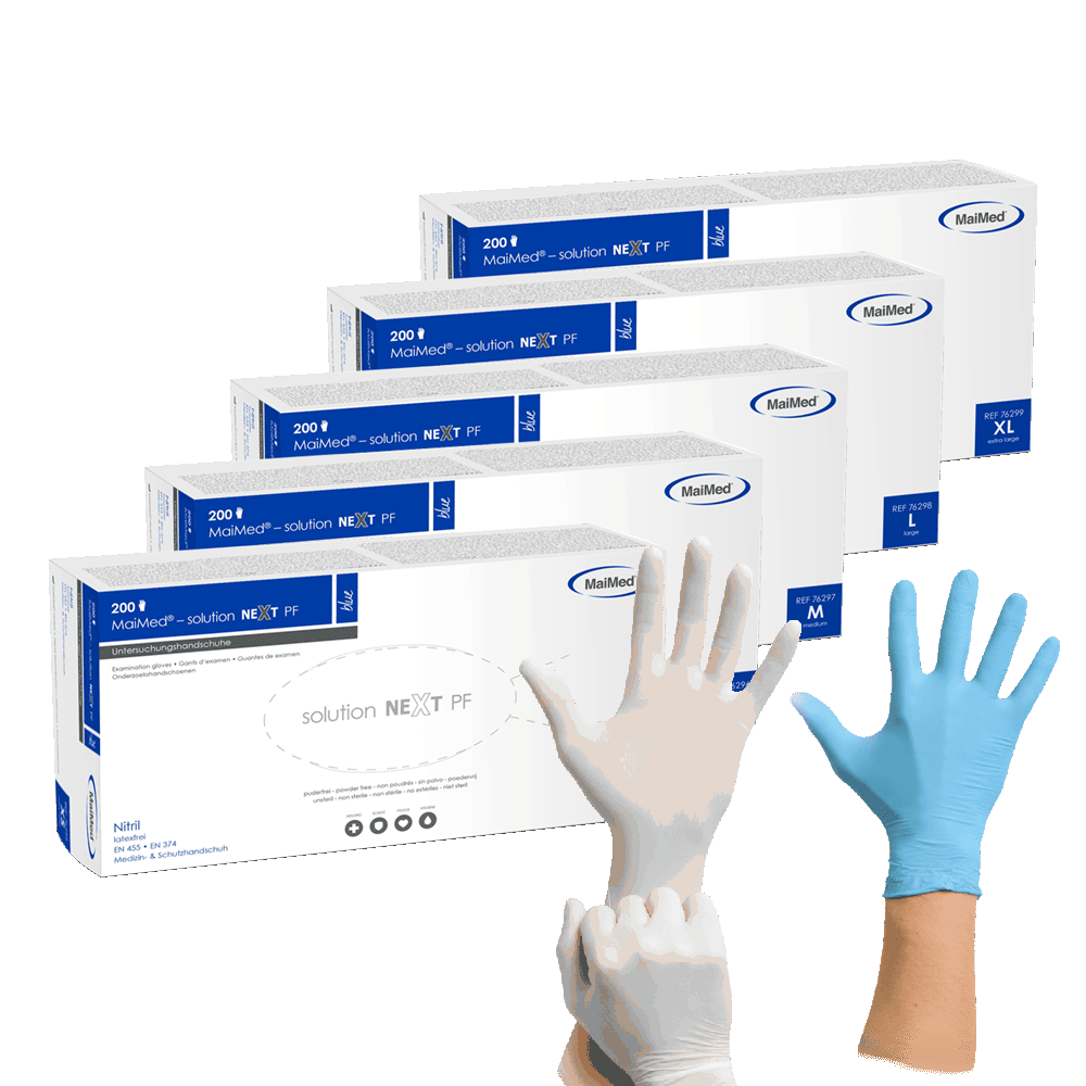 MaiMed® solution next PF - Nitril Einmalhandschuhe - 200 Stk.