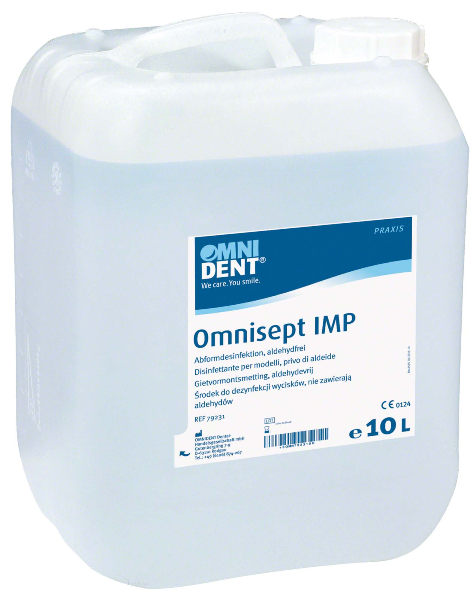 Omnisept IMP Abformdesinfektion, 10 ltr. Kanister
