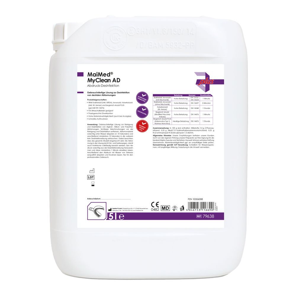 MaiMed® MyClean AD Abdruckdesinfektion - 5 L