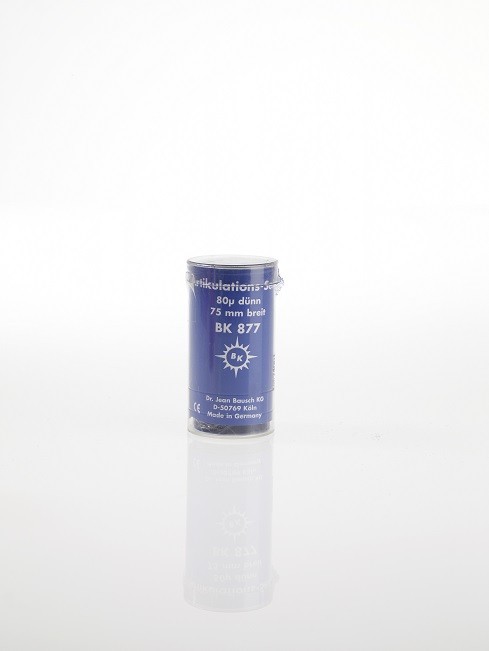 Artikulationsseide 80µ BK 877 Rolle/Band 80 mm blau – 3 m