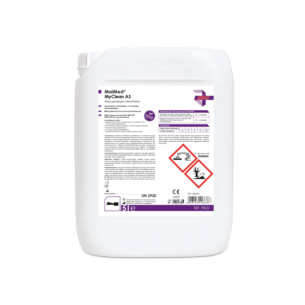 MaiMed® MyClean AS Absauganlagendesinfektion - 5 L