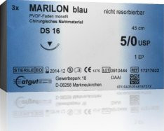 Catgut Marilon® - HRT 17 - 5/0 - 70cm - 24 Stk.