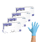 MaiMed® hybrid, PF, blau - Einmalhandschuhe aus Materialmischung (Vinyl und Nitril)