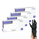 MaiMed® hybrid, PF, black - Einmalhandschuhe aus Materialmischung (Vinyl und Nitril)