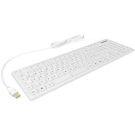 Desinfizierbare Tastatur weiss