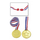 Miratoi Nr 21 - Goldmedaille aus Kunststoff - 50 Stk.