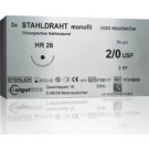 Catgut Stahldraht, monofil - HS12 - 4/0 - 70 cm - 24 Stk.